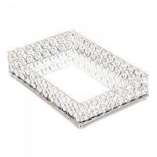 Novelty & Decorative Gifts Modern Living Room Decor Shimmer Rectangular Jeweled Tray Koehler