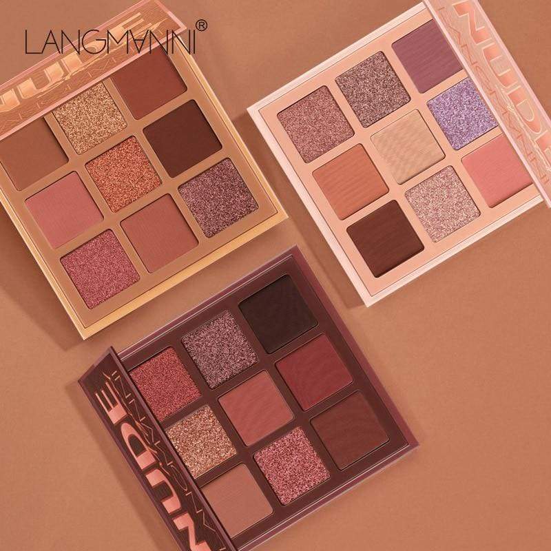 NOVO Fashion eyeshadow palette 10Colors Matte EyeShadow naked palette Glitter eye shadow MakeUp Nude MakeUp set Korea Cosmetics AExp