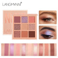 NOVO Fashion eyeshadow palette 10Colors Matte EyeShadow naked palette Glitter eye shadow MakeUp Nude MakeUp set Korea Cosmetics AExp