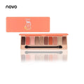 NOVO Fashion eyeshadow palette 10Colors Matte EyeShadow naked palette Glitter eye shadow MakeUp Nude MakeUp set Korea Cosmetics AExp