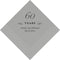 Printed Napkins Cocktail Pewter (Pack of 100)