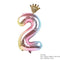 Number Foil Balloons With Crown Design