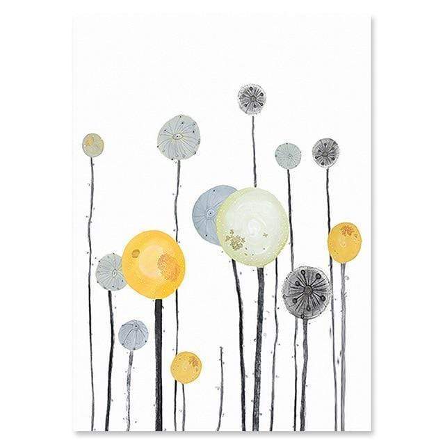 NUOMEGE Modern Simple Abstract Tree Canvas Painting Pictures Nordic Wall Canvas Pictures for Living Room Poster Art AExp