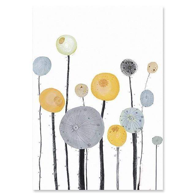 NUOMEGE Modern Simple Abstract Tree Canvas Painting Pictures Nordic Wall Canvas Pictures for Living Room Poster Art AExp