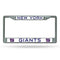 Cool License Plate Frames NY Giants Chrome Frame