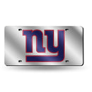 NFL NY Giants "NY" Logo Laser (Silver Base)
