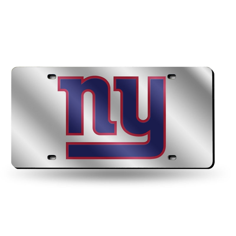 NFL NY Giants "NY" Logo Laser (Silver Base)