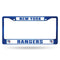 Best License Plate Frame NY Rangers Blue Colored Chrome Frame