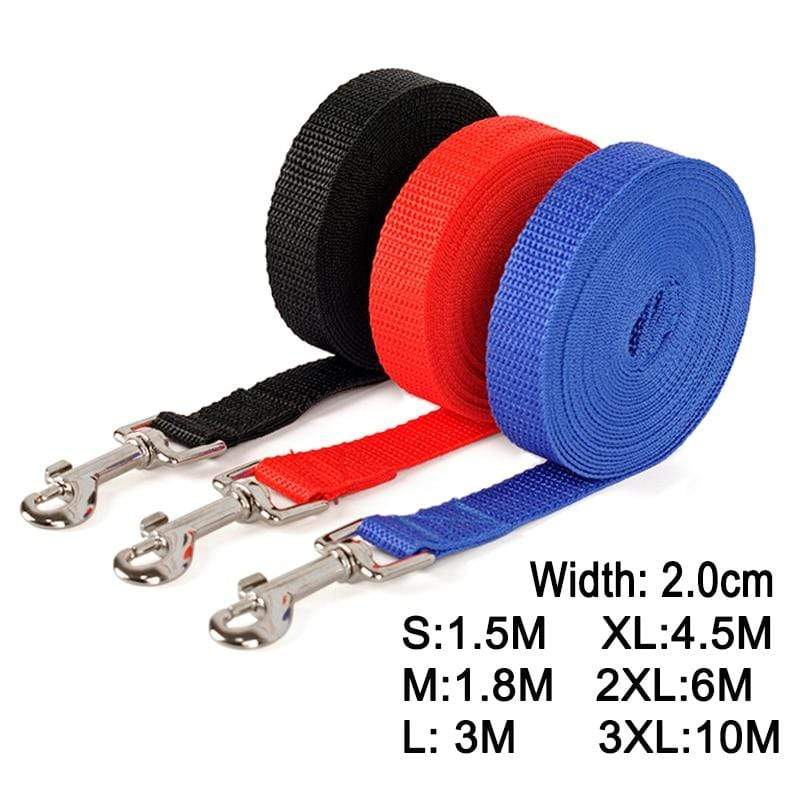 Nylon Dog Training Leashes Pet Supplies Walking Harness Collar Leader Rope For Dogs Cat 1.5M 1.8M 3M 4.5M 6M 10M JadeMoghul Inc. 