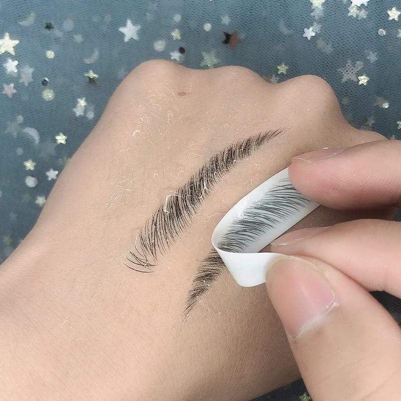 O.TWO.O 4D Hair Like Eyebrows Makeup Waterproof Eyebrow Tattoo Sticker Long Lasting Natural Fake Eyebrow Stickers Cosmetics AExp