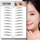 O.TWO.O 4D Hair Like Eyebrows Makeup Waterproof Eyebrow Tattoo Sticker Long Lasting Natural Fake Eyebrow Stickers Cosmetics AExp