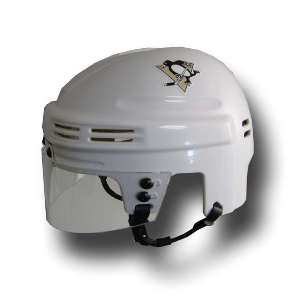 Official NHL Licensed Mini Player Helmets - Pittsburgh Penguins (White)-Sporting Goods-JadeMoghul Inc.