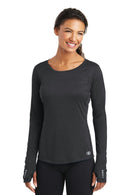 OGIO ENDURANCE Ladies Long Sleeve Pulse Crew. LOE321-T-shirts-Blacktop-4XL-JadeMoghul Inc.