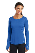 OGIO ENDURANCE Ladies Long Sleeve Pulse Crew. LOE321-T-shirts-Electric Blue-4XL-JadeMoghul Inc.