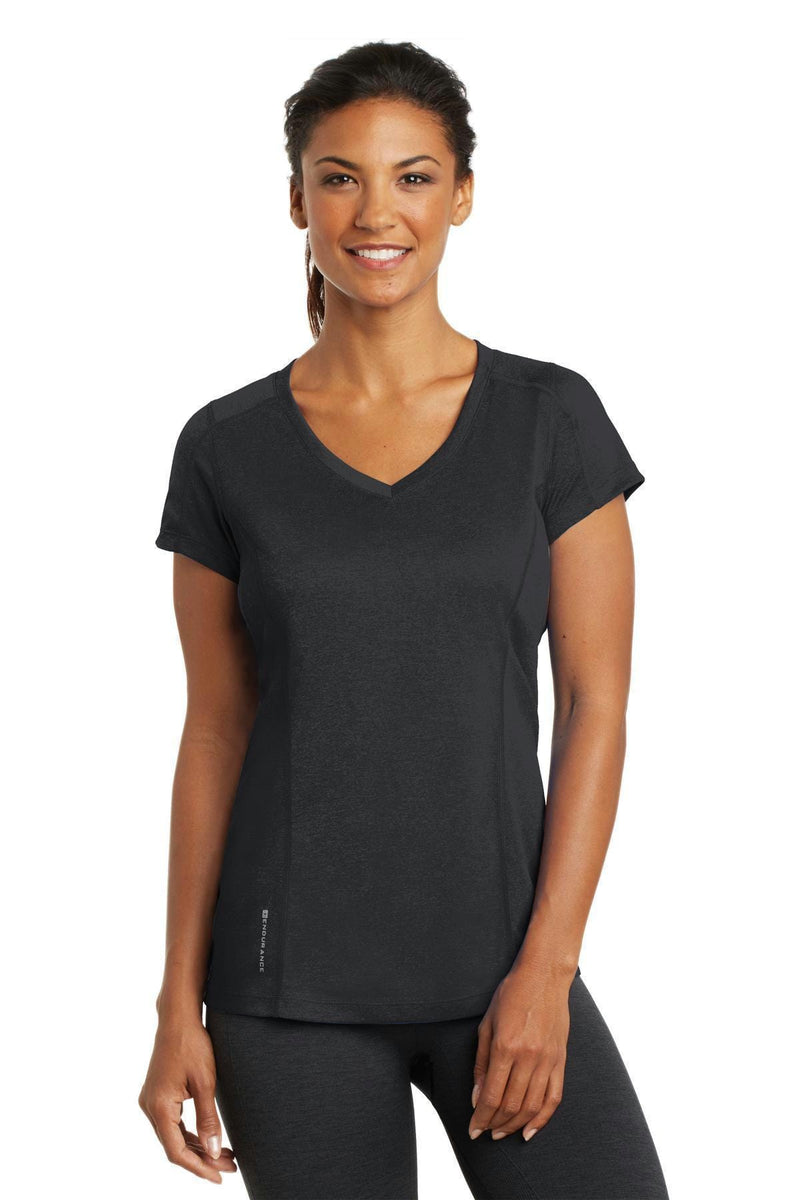 OGIO ENDURANCE Ladies Pulse V-Neck. LOE320-T-shirts-Blacktop-4XL-JadeMoghul Inc.