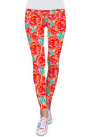 Oh So Sassy Oh So Sassy Lucy Floral Print Performance Leggings - Women Lucy Leggings