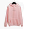 "Oh Yes" Printed Fleece Pullover Hoodie-pink ohyes-S-JadeMoghul Inc.