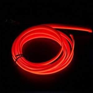 Okeen 1m/2m/3m/5m Neon LED Car Interior Lighting  Strips Auto LED Strip Garland EL Wire Rope Car Decoration lamp Flexible Tube JadeMoghul Inc. 