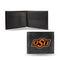 Leather Wallets For Women Oklahoma State Embroidered Billfold
