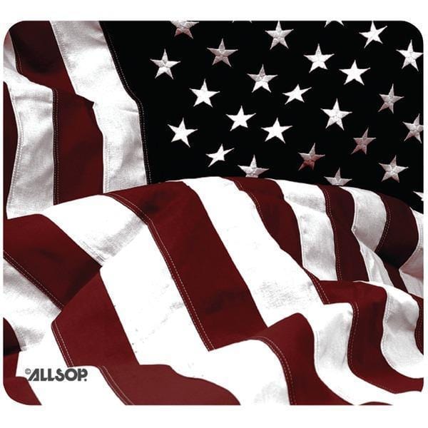 Old-Fashioned American Flag Mouse Pad-Mice & Mouse Pads-JadeMoghul Inc.