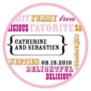 Old Time Candy Medium Sticker (Pack of 1)-Wedding Favor Stationery-JadeMoghul Inc.