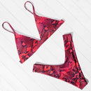 OMKAGI Bikini Micro Swimwear Women Leopard High Cut Swimming Bathing Suit Biquini Set Sexy Swimsuit Femme Brazilian Bikini 2020 AExp