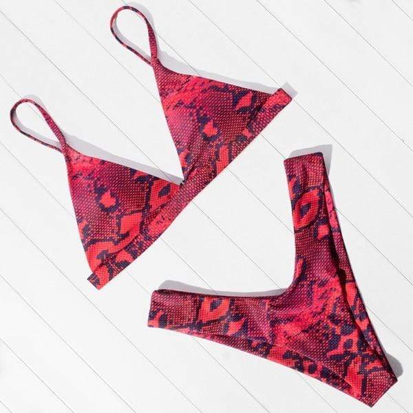 OMKAGI Bikini Micro Swimwear Women Leopard High Cut Swimming Bathing Suit Biquini Set Sexy Swimsuit Femme Brazilian Bikini 2020 AExp