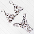 OMKAGI Bikini Micro Swimwear Women Leopard High Cut Swimming Bathing Suit Biquini Set Sexy Swimsuit Femme Brazilian Bikini 2020 AExp