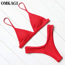 OMKAGI Brand Swimwear Women Swimsuit Sexy Push Up Micro Bikinis Set Swimming Bathing Suit Beachwear Summer Brazilian Bikini 2019 JadeMoghul Inc. 