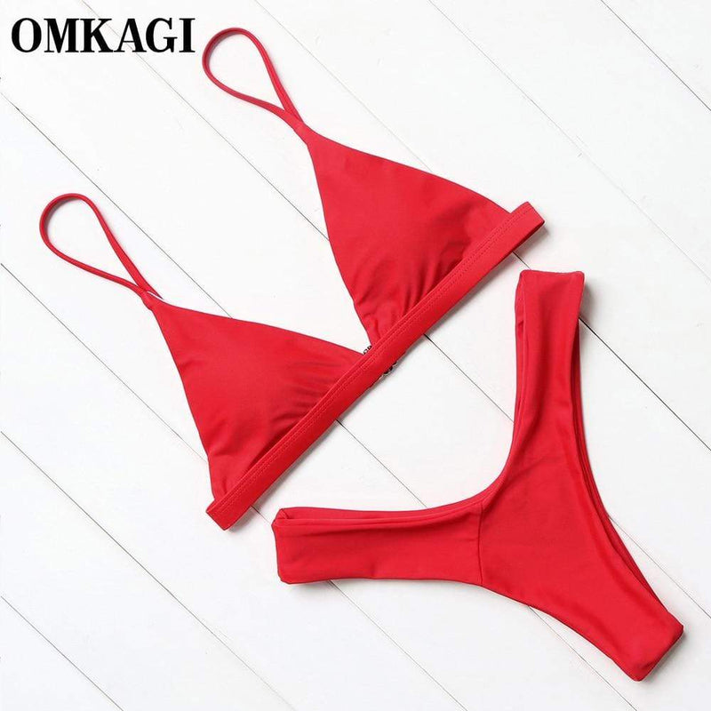 OMKAGI Brand Swimwear Women Swimsuit Sexy Push Up Micro Bikinis Set Swimming Bathing Suit Beachwear Summer Brazilian Bikini 2019 JadeMoghul Inc. 