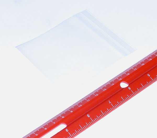 One Roll Of 3" X 3" Poly Zip Lock Bags (100 Pieces)-Silver Displays And Supplies-JadeMoghul Inc.