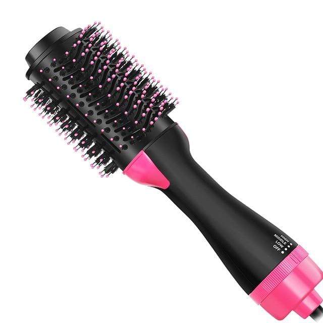 One Step Electric Hot Air Brush Multifunctional Negative Ions Hair Blow Dryer Straightener Brush Smooth Frizz & Ionic Technology AExp