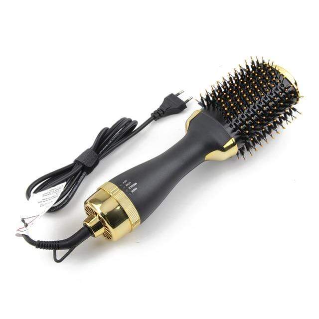 One Step Electric Hot Air Brush Multifunctional Negative Ions Hair Blow Dryer Straightener Brush Smooth Frizz & Ionic Technology AExp