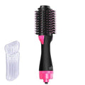 One Step Hair Dryer & Volumizer Salon Hot Air Paddle Styling Brush Negative Ion Generator Hair Straightener Curler AExp