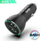 OnePlus Dash Charge Metal Car Charger Dual USB for OnePlus 6 5T 5 3T 3 Original One Plus Dash USB Type C Cable Fast Charging-BK Dash Car Charger-JadeMoghul Inc.