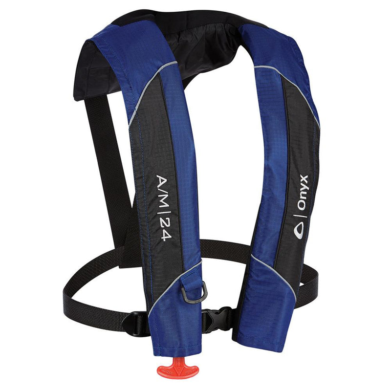 Onyx A-M-24 Automatic-Manual Inflatable PFD Life Jacket - Blue [132000-500-004-15]-Life Vests-JadeMoghul Inc.