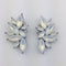 Opal Stone Stud Earrings Christmas Party 2016 Brand New Elegant Crystal Earrings For Women Trendy Golden Women Earrings AExp