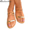Open Toe Flat Slippers / Sandals-Black-6-JadeMoghul Inc.