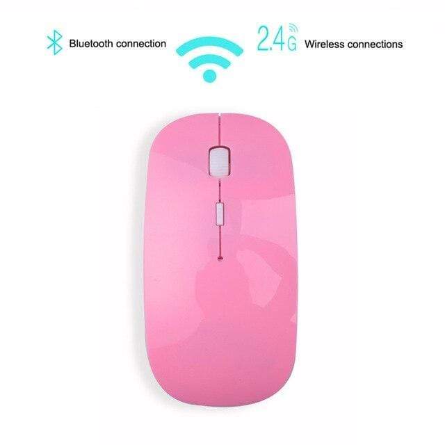 Optical USB Wireless Mouse 2.4Ghz Receiver Latest Super Slim Thin Mouse Gaming For Macbook Mac Notebook Laptop For Game JadeMoghul Inc. 
