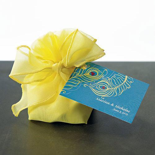 Organza Drawstring Favor Bags with Bow - Ivory (Pack of 12)-Favor Boxes Bags & Containers-JadeMoghul Inc.