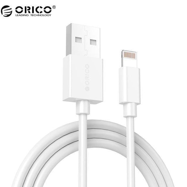 ORICO USB Cable 1M for iPhone Lighting to USB Cable Charging USB Cable Sync for iPhone 6 7 8 White--JadeMoghul Inc.