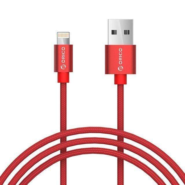 ORICO USB Cable 2.4A Lighting to USB Fast Charger Data Cable For iPhone 5S 6 7 8 iPad Mobile Phone Cable Phone Charger Cord AExp