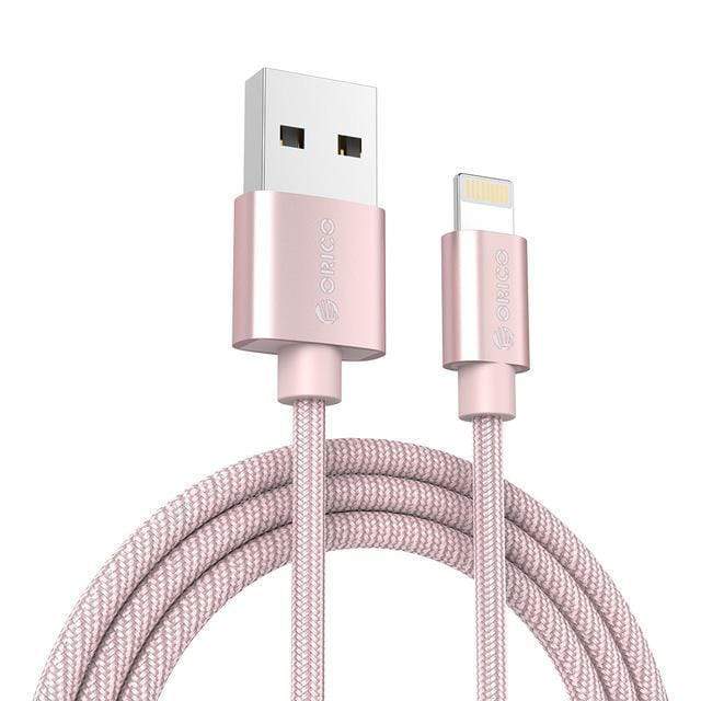 ORICO USB Cable for iPhone 8 7 6 6s SE 5s Data Sync USB Cable for iPad mini/air/pro for iPhone charger for iPhone X Cable AExp