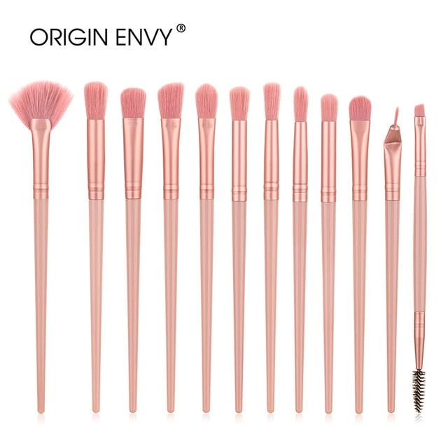 ORIGIN ENVY 12Pcs New Product Makeup Brush Set Eye Brush Makeup Small Fan-shaped Brush Multifunctional Beauty Tool AExp