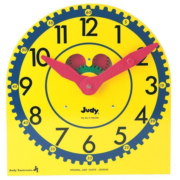 ORIGINAL JUDY CLOCK 12-3/4 X 13-1/2-Learning Materials-JadeMoghul Inc.