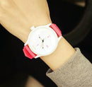 Original MILER Brand Soft Silicone Strap Jelly Quartz Watch Wristwatches for Women Ladies Lovers Black White-Hot Pink-JadeMoghul Inc.