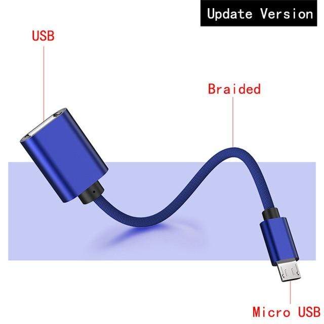 OTG Adapter Micro USB Cables OTG USB Cable Micro USB To USB for Samsung LG Sony Xiaomi Android Phone for Flash Drive AExp