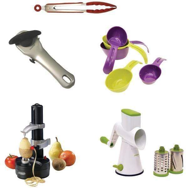 Other Accessories Starfrit Gadget Kit With Rotato Express, Tongs, Can Opener, Measuring Cups, Drum Petra Industries
