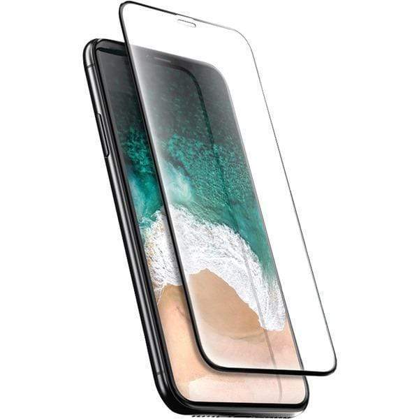 Tempered Glass Screen Protector for Apple iPhone(R) X (Black Bezel)