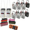 Travel Accessories Kit With Straps Ts222lsa, Locks Ts390tsr And Pouches P3000